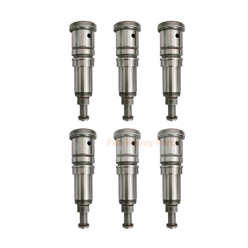 6 Pieces P4 Fuel Injection Pump Plunger 134101 - 1620 for Nissan Big Thumb Engine ER100 ER200 - Fab Heavy Parts