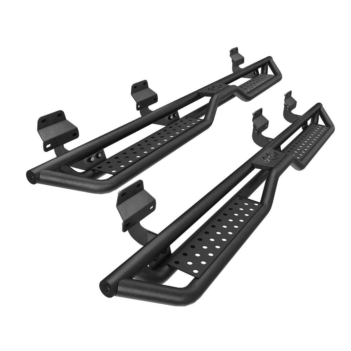 6" Running Boards Side Steps For 2015 - 2025 Ford F150 2017 - 2024 F250 F350 Super Crew Cab Nerf Bars - Fab Heavy Parts
