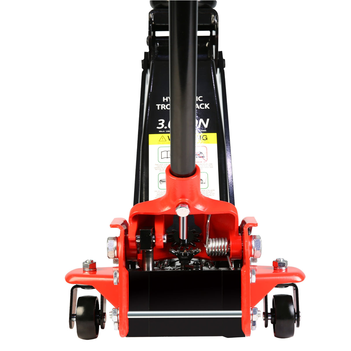 6,000 Lbs Hydraulic Trolley Low Profile and Steel Racing Floor Jack with Piston Quick Lift Pump Lifting Range 5.1" - 20" - Fab Heavy Parts