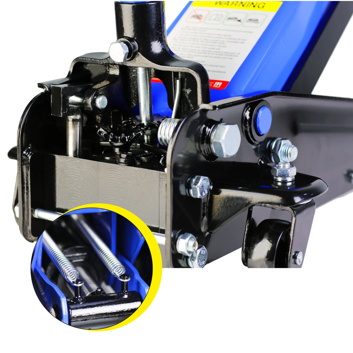 6,000 Lbs Hydraulic Trolley Low Profile and Steel Racing Floor Jack with Piston Quick Lift Single Pump Lifting Range 5.1" - 20" - Fab Heavy Parts