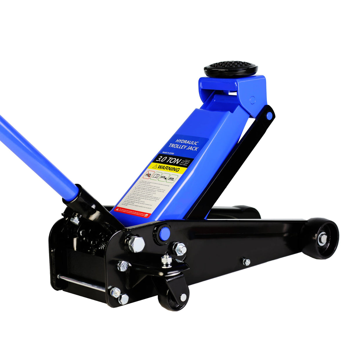 6,000 Lbs Hydraulic Trolley Low Profile and Steel Racing Floor Jack with Piston Quick Lift Single Pump Lifting Range 5.1" - 20" - Fab Heavy Parts