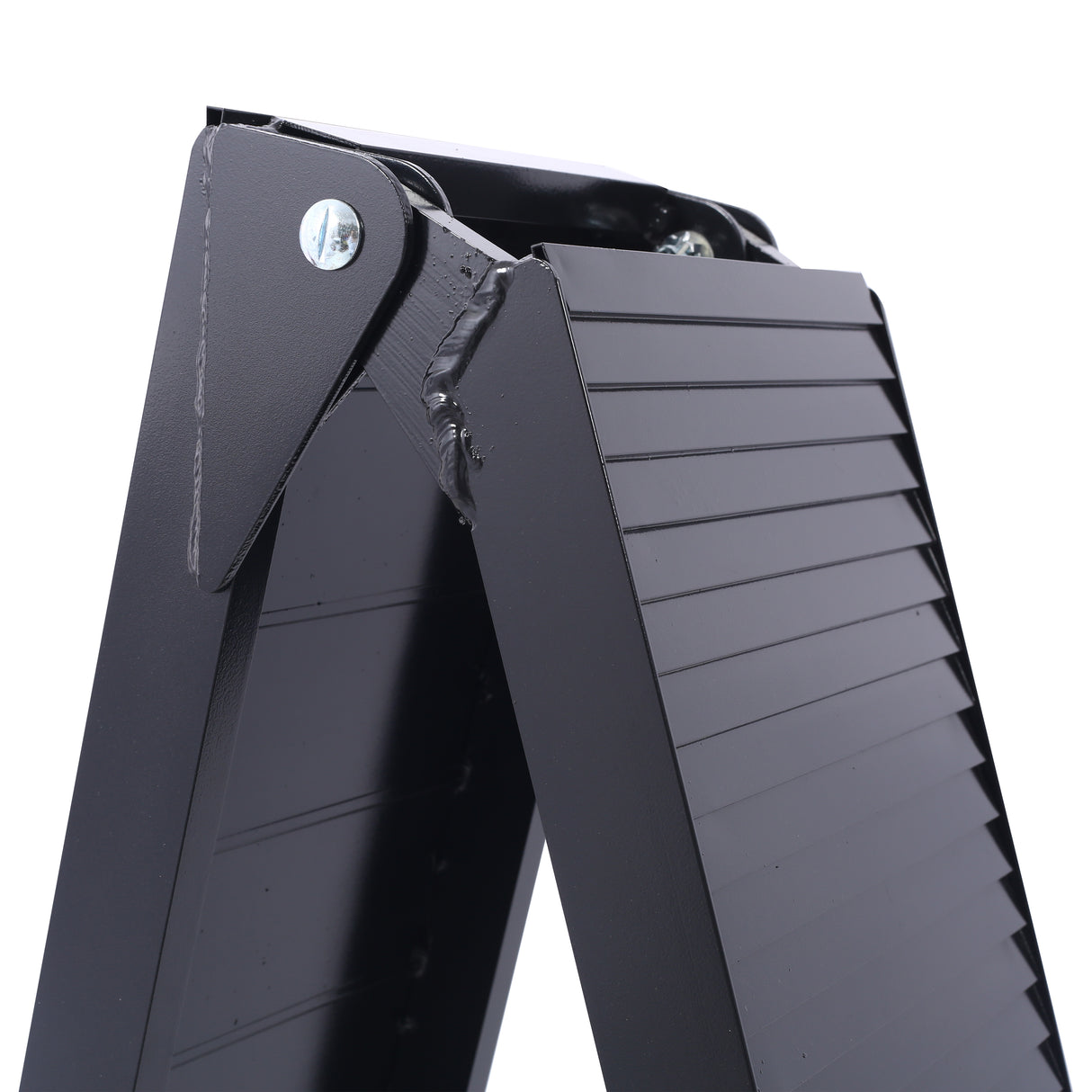 2 rampas para camiones 80"incógnita12" Rampa de carga portátil de 1500 lb de capacidad, plegable de aluminio con asa y hebilla, revestimiento negro