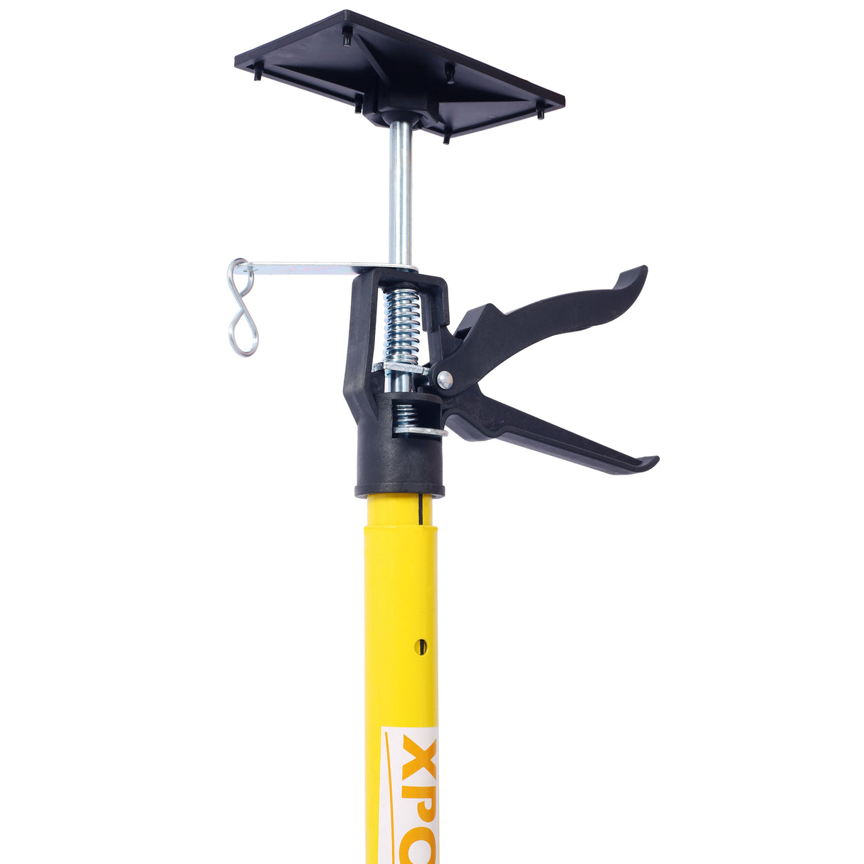 2Pack Adjustable Support Pole Steel 3rd Hand System Rod Extends from 45 to 114 Inch--Yellow