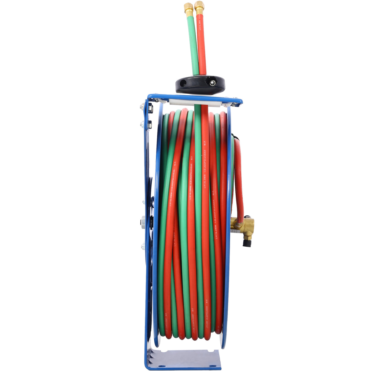 溶接ホースリール格納式