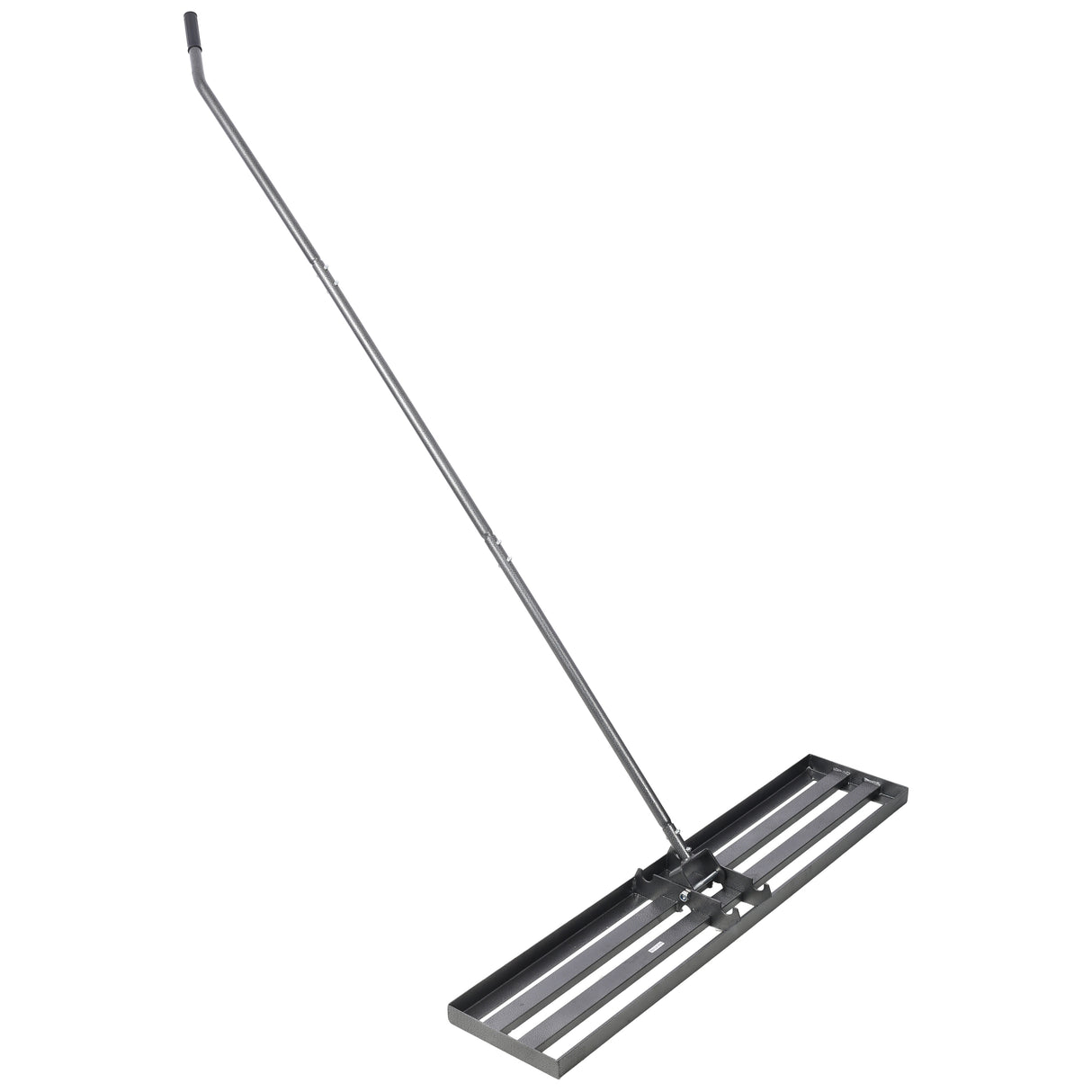 Lawn Leveling Rake Tool 48"x10" Heavy Duty Effort Saving 7FT Steel Handle