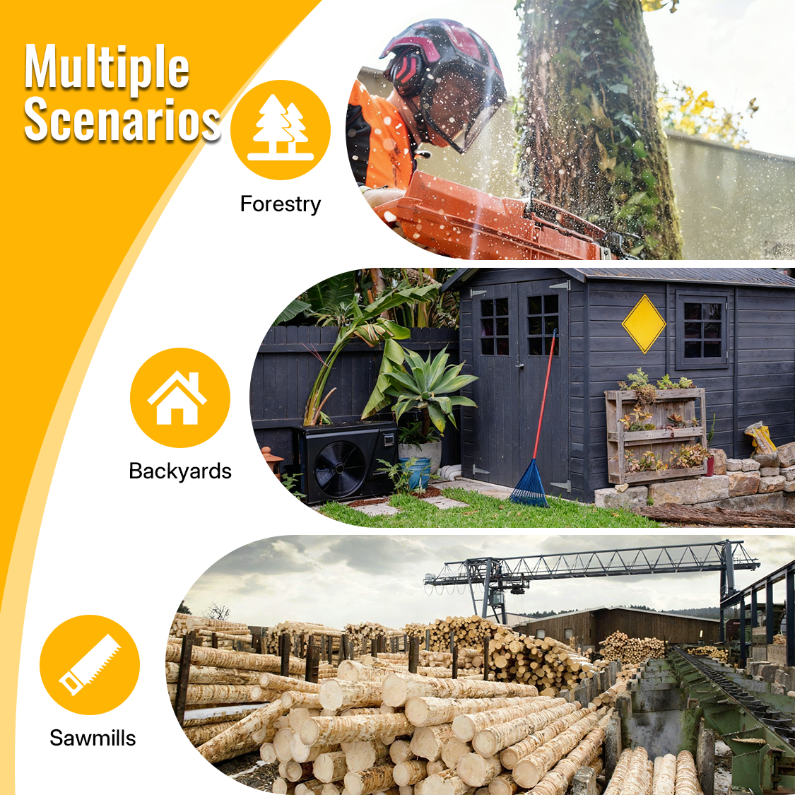 Log Peavy Cant Hook 48" Peavey Point Logging Tool Roller 15in Opening Black