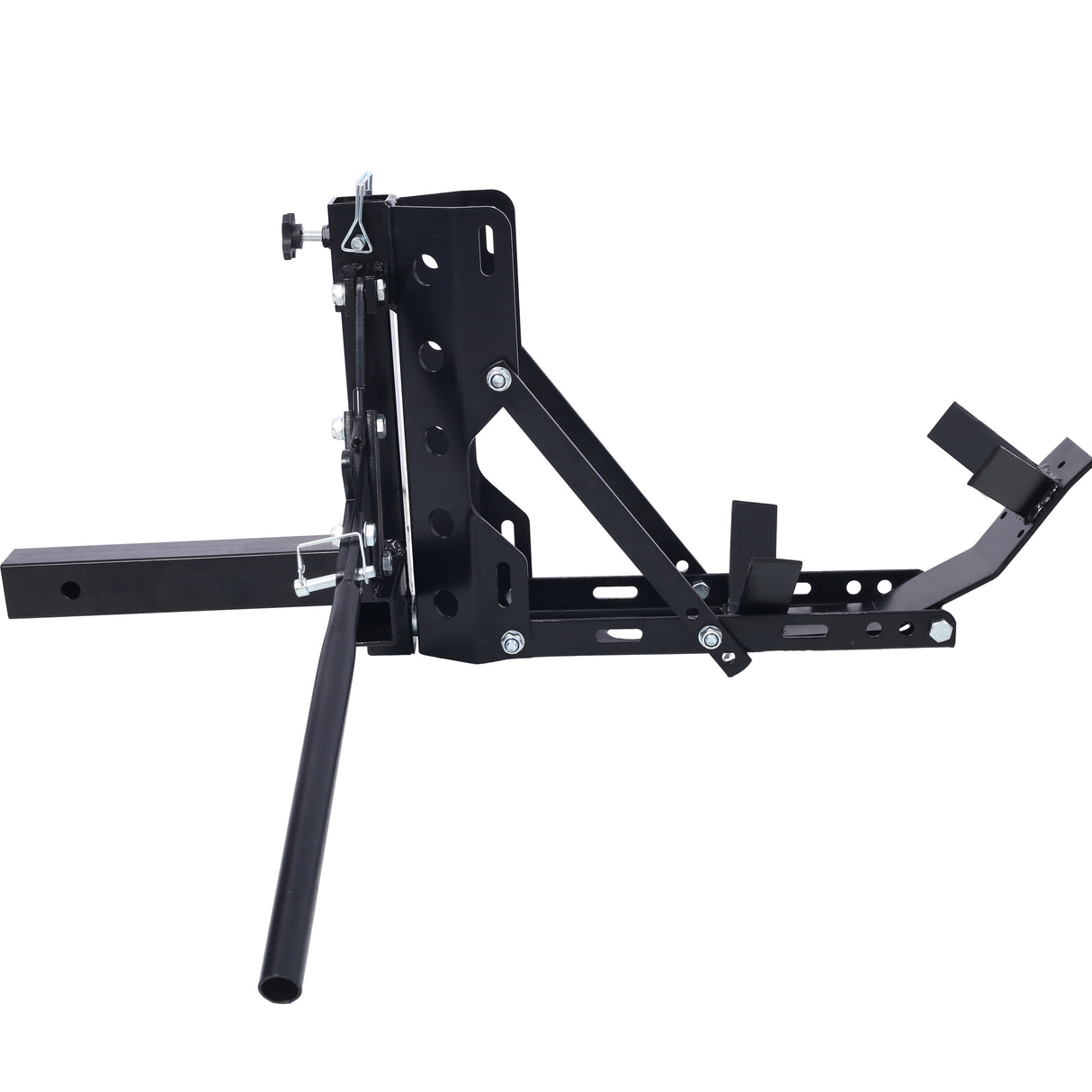 800LBS Motorcycle Trailer Hitch Scooter Hauler Mount Rack 2" Tow Carrier Receiver Heavy Duty Steel