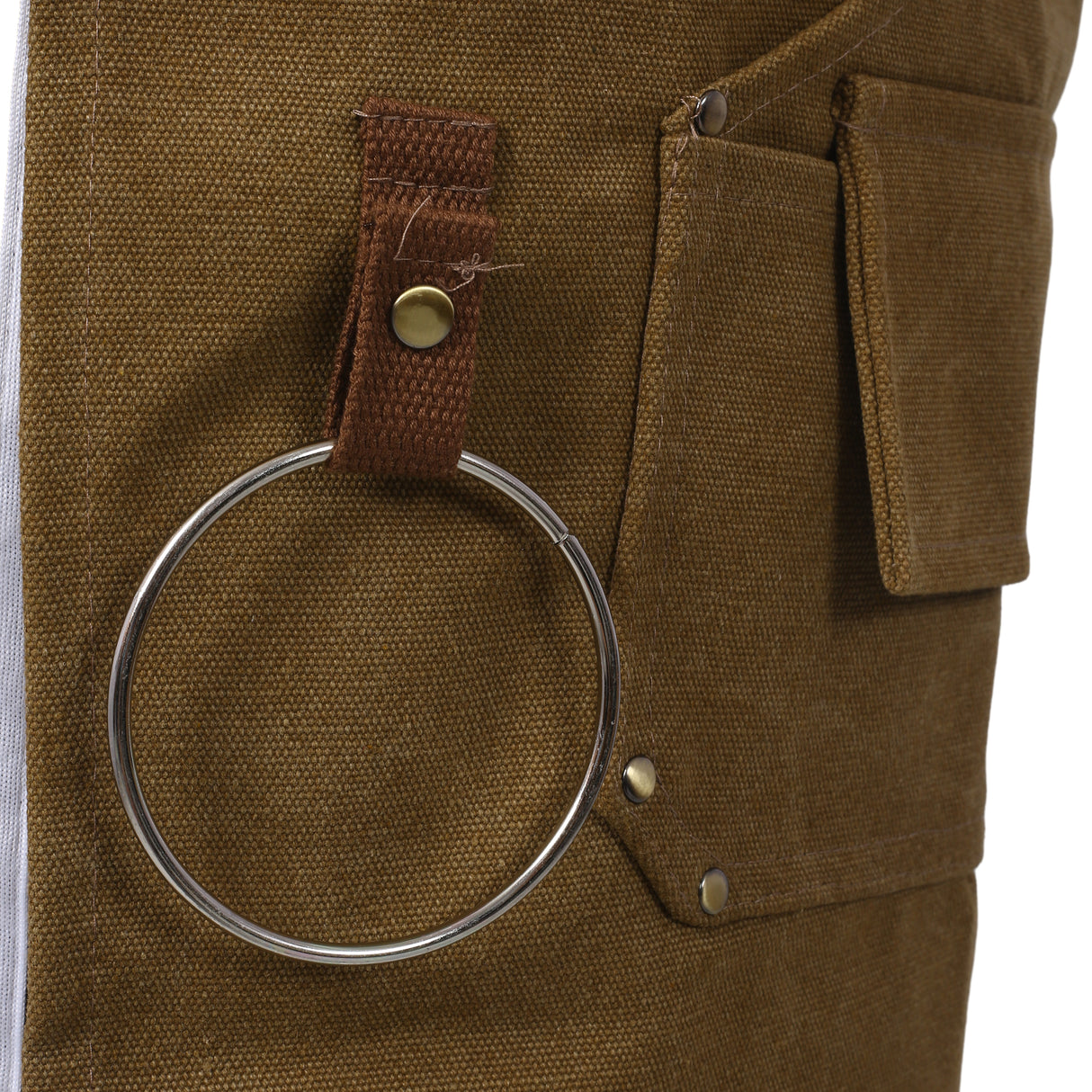 Long Apron Heavy Duty Canvas Tool 16 Oz--Brown