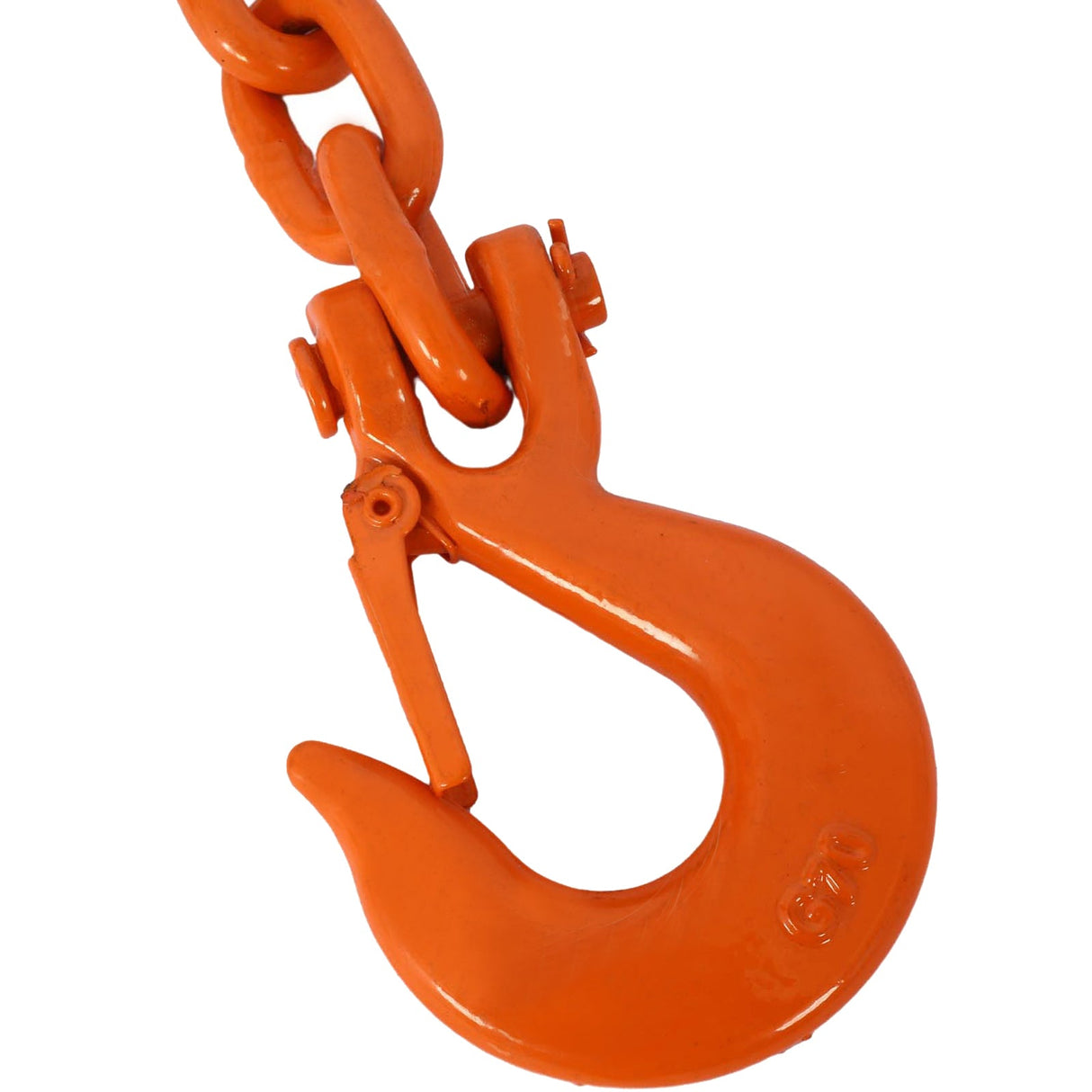6ft Log Grubber Tugger Chain - Orange - Fab Heavy Parts