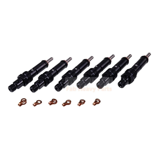 6PCS Fuel Injector 4940785 Fits for Cummins Engine 4B3.9 B5.9 6B5.9 6BT5.9 - Fab Heavy Parts