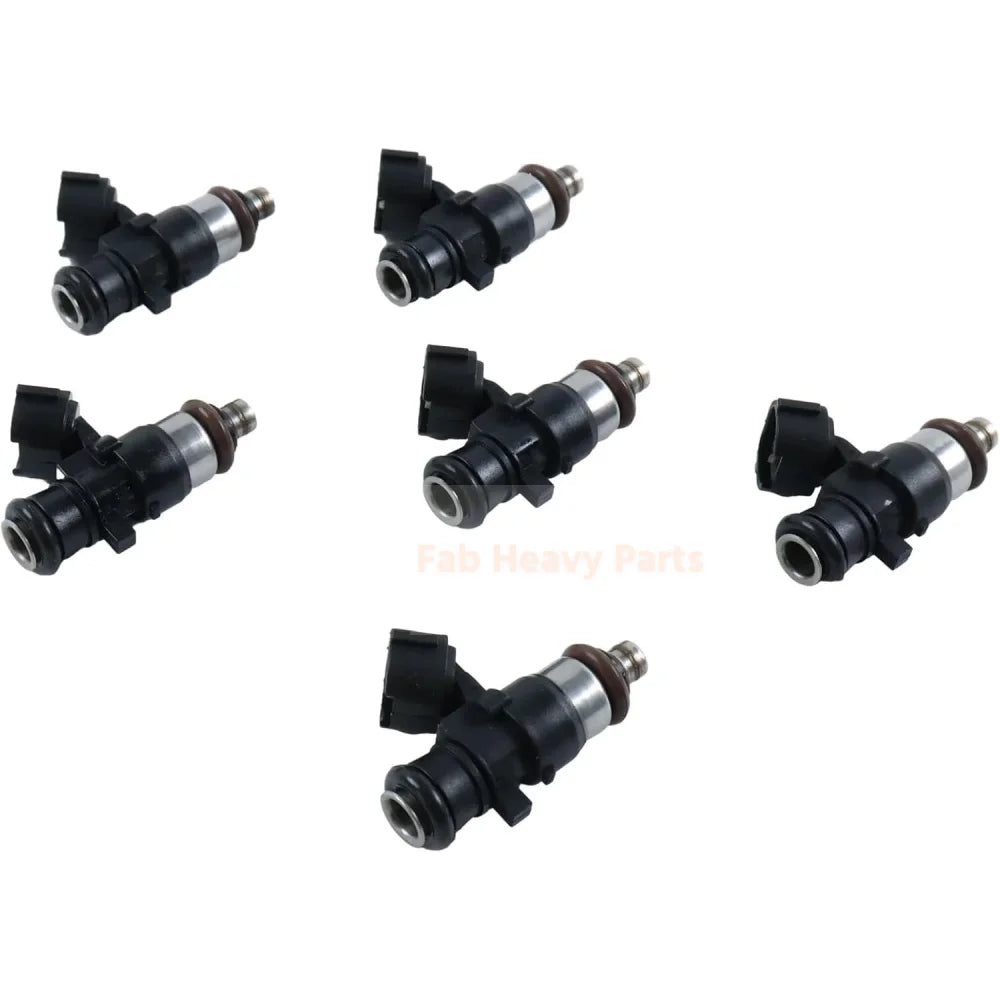 6PCS Fuel Injector 6AW-13761-00-00 Fits for Yamaha Outboard 200HP 225HP 250HP 300HP