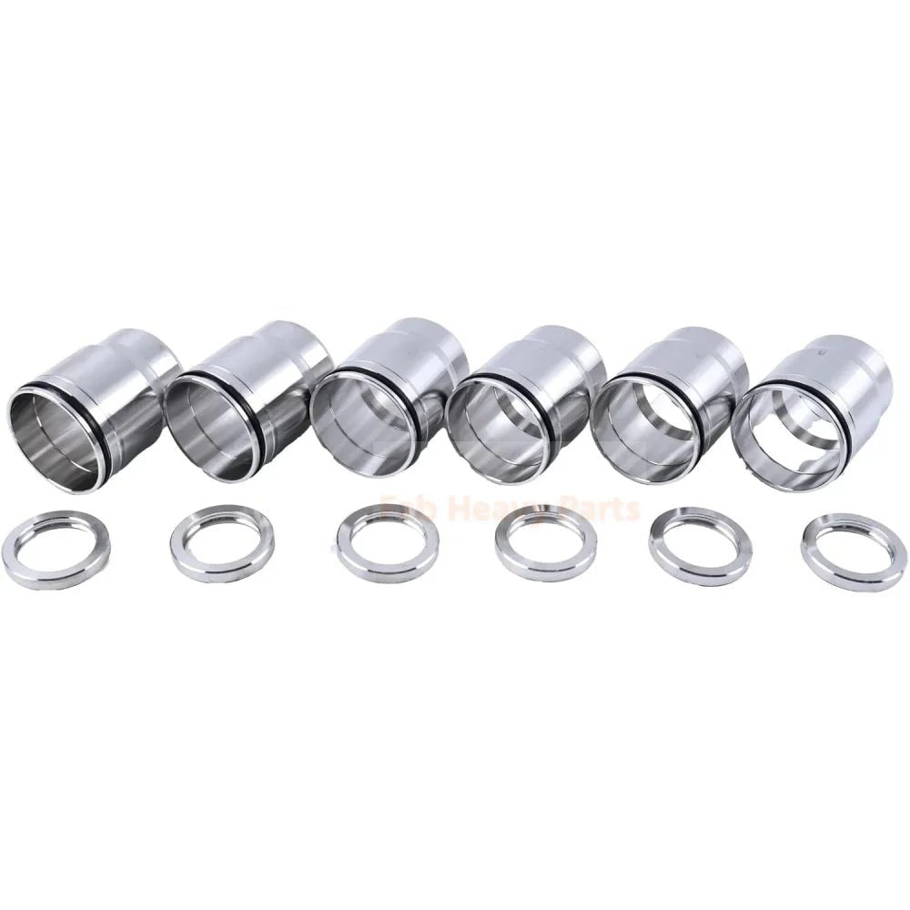 6PCS Injector Sleeve Tube w/Seal 3686961 3685966 Fits for Cummins ISX15 QSX15 X15 CM2350 Diesel Engine ISX single Cam - Fab Heavy Parts