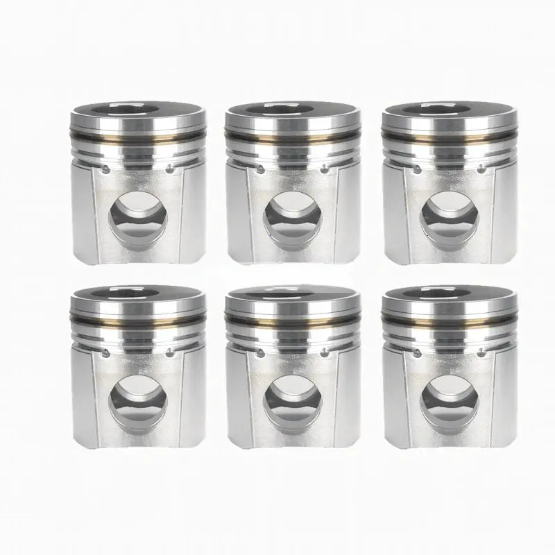 6PCS Piston 3917707 for Cummins Engine 6CT 6CTAA 6CT8.3 6CTAA8.3