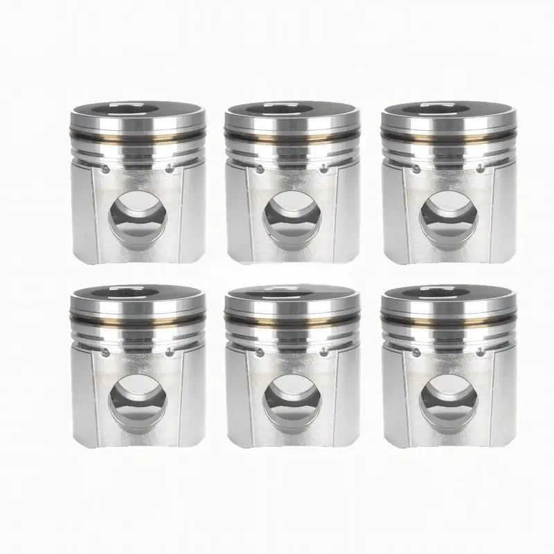 6PCS Piston 3917707 for Cummins Engine 6CT 6CTAA 6CT8.3 6CTAA8.3 - Fab Heavy Parts