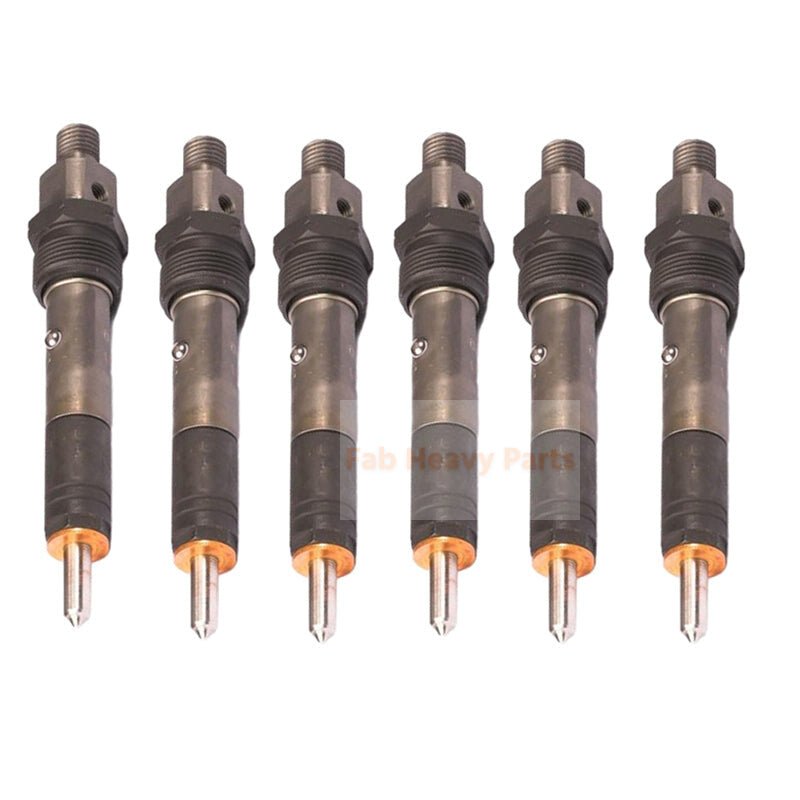 6Piece Fuel Injector 17/111300 Fits for Perkins Engine JCB Loader 426B 436 426 2150 436B - Fab Heavy Parts