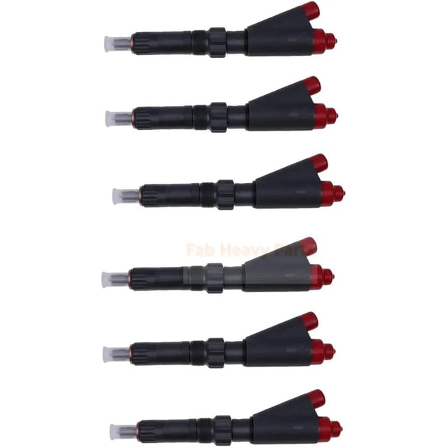 6X Fuel Injector AR53353 SE500109 Fits for John Deere 5200 6030 7520 762 - Fab Heavy Parts