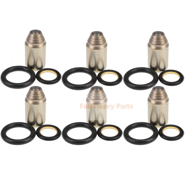 6x dysza wtryskiwacza paliwa 2S4442 3S6638 4F4236 6H3364 8N5986 pasuje do Caterpillar 3304 3306 3333C