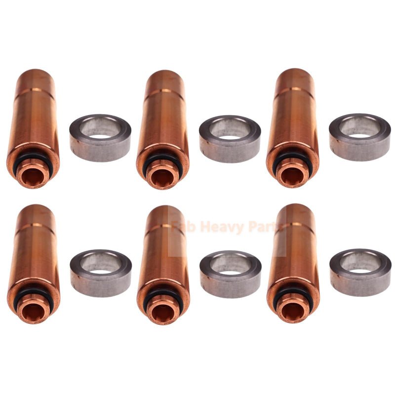6x Injector Sleeve Tube 276130 For Volvo TD610G D70CHC Engine EC280 L120 A25C - Fab Heavy Parts