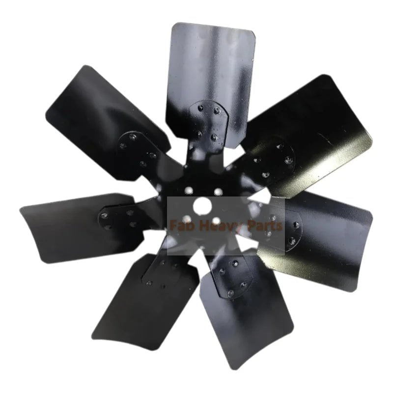 7 Blade Cooling Fan 185377A1 for Case 580N 586H 588H 580SL 590SL 588G for New Holland U80C U80B - Fab Heavy Parts