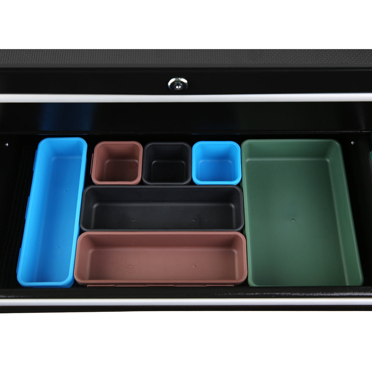 7 Drawers Portable Rolling Tool Chest Box - Black - Fab Heavy Parts