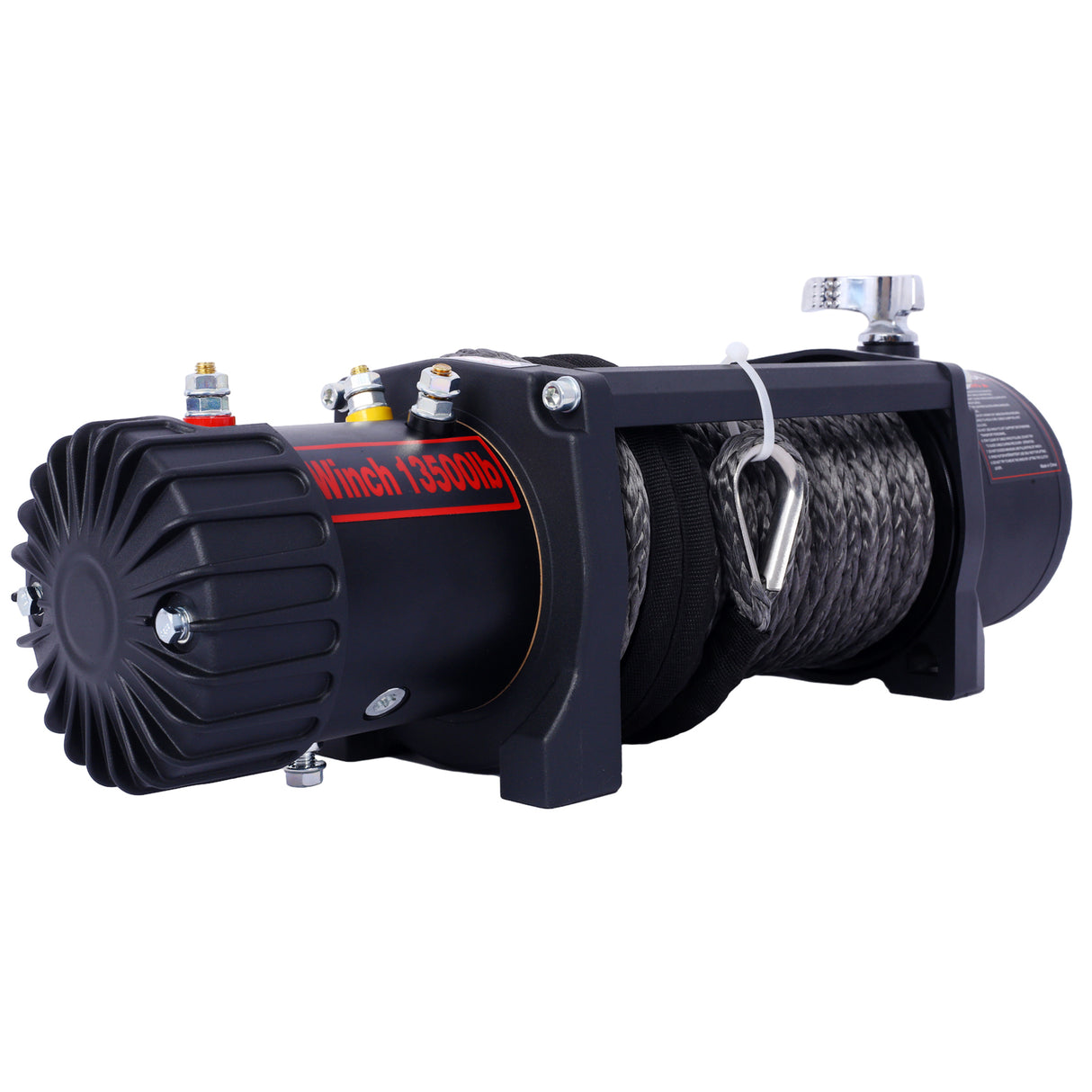 Winch 13500 lb. Load Capacity Electric 12V DC Power with Wireless Remote