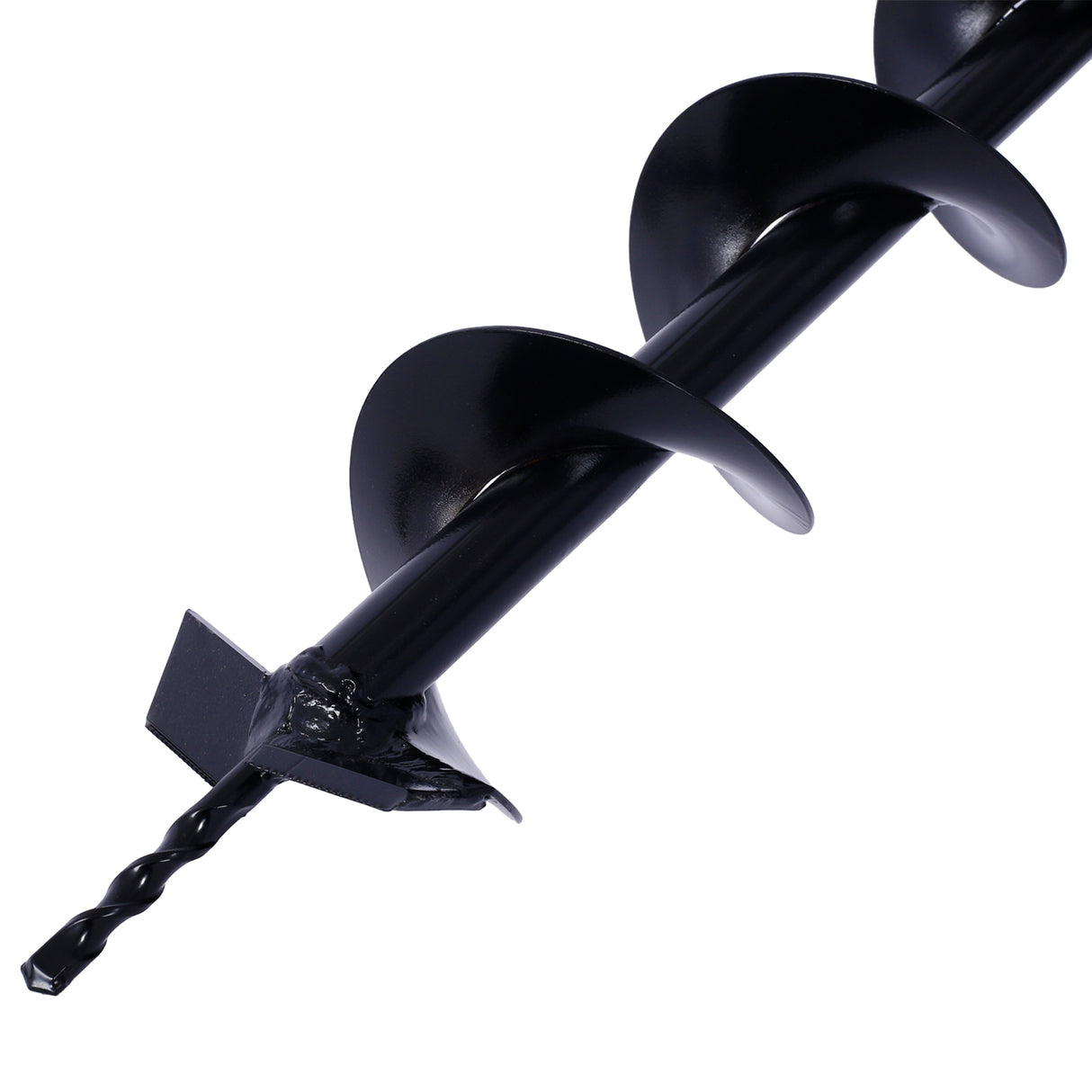 Auger Drill Bit 3/4" Shaft Auger Digger Replacement Bits Earth 4IN+6IN+8IN+12IN+ROD KIT