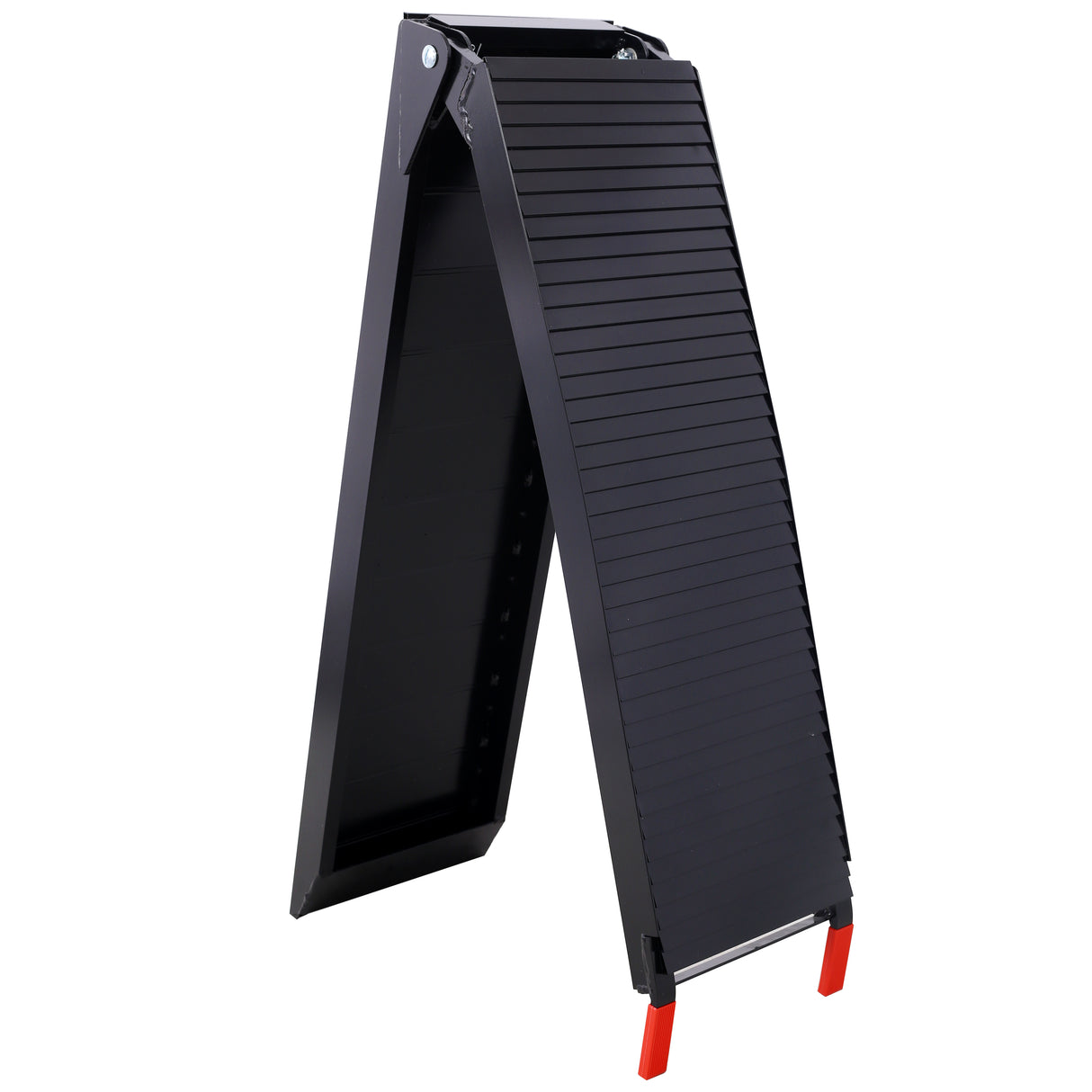 2 rampas para camiones 80"incógnita12" Rampa de carga portátil de 1500 lb de capacidad, plegable de aluminio con asa y hebilla, revestimiento negro