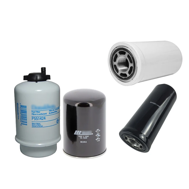 Kit filtro servizio fluido da 750 ore adatto per trattore John Deere 6100 6200 6300 6400 6500