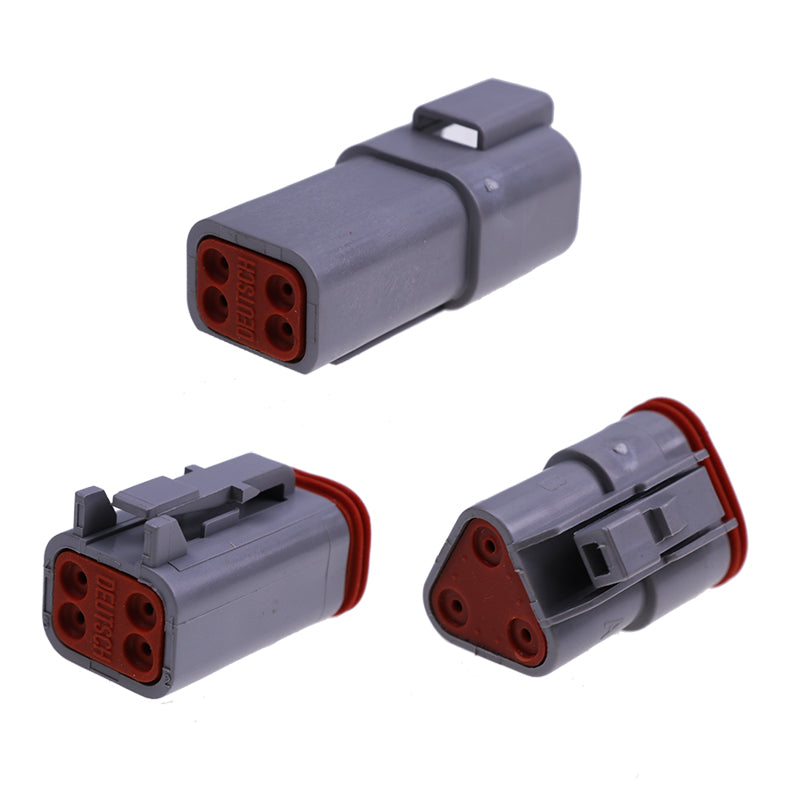 Kit de conector DT de 750 piezas DT DT04/06-2P/2S/3P/3S/4P/4S/6P/6S/08PA/08SA/12PA/12PS para 14 16 18 18 20 AWG Kit de contactos estampados