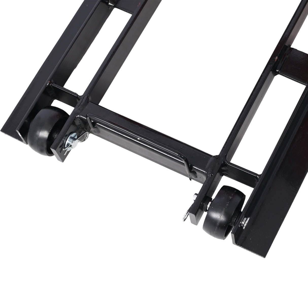 Hydrauliczny podnośnik motocyklowy Udźwig 1500 LBS Podnośnik ATV Przenośny stół z 4 kołami Podnośnik obsługiwany nożnie