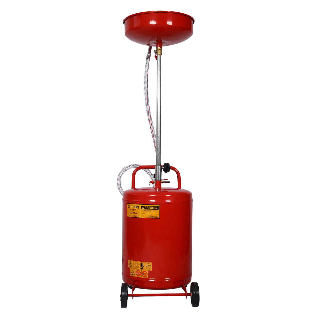 18 Gallon Waste Oil Drain Tank--Red