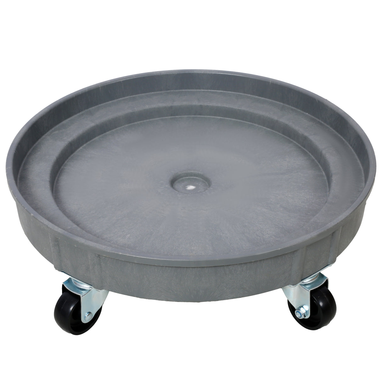 30 Gallon and 55 Gallon Heavy Duty Plastic Drum Dolly Durable 900 lb. Capacity Barrel with 5 Swivel Casters Wheel
