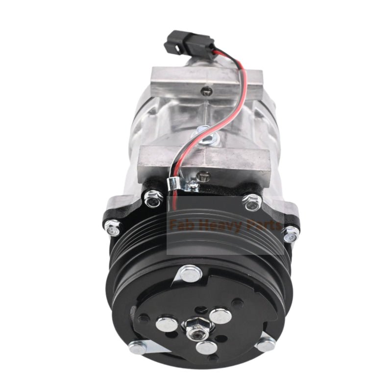 7H15SHD A/C Compressor 87802912 Fits for New Holland Tractor T6050 TS125A T6060 T6070 T6080 T6010 T6020 T6030 TS135A T6040 TS100A - Fab Heavy Parts