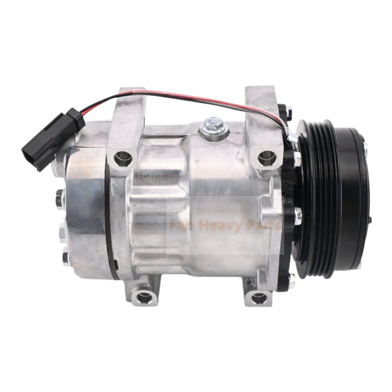 7H15SHD A/C Compressor 87802912 Fits for New Holland Tractor T6050 TS125A T6060 T6070 T6080 T6010 T6020 T6030 TS135A T6040 TS100A - Fab Heavy Parts