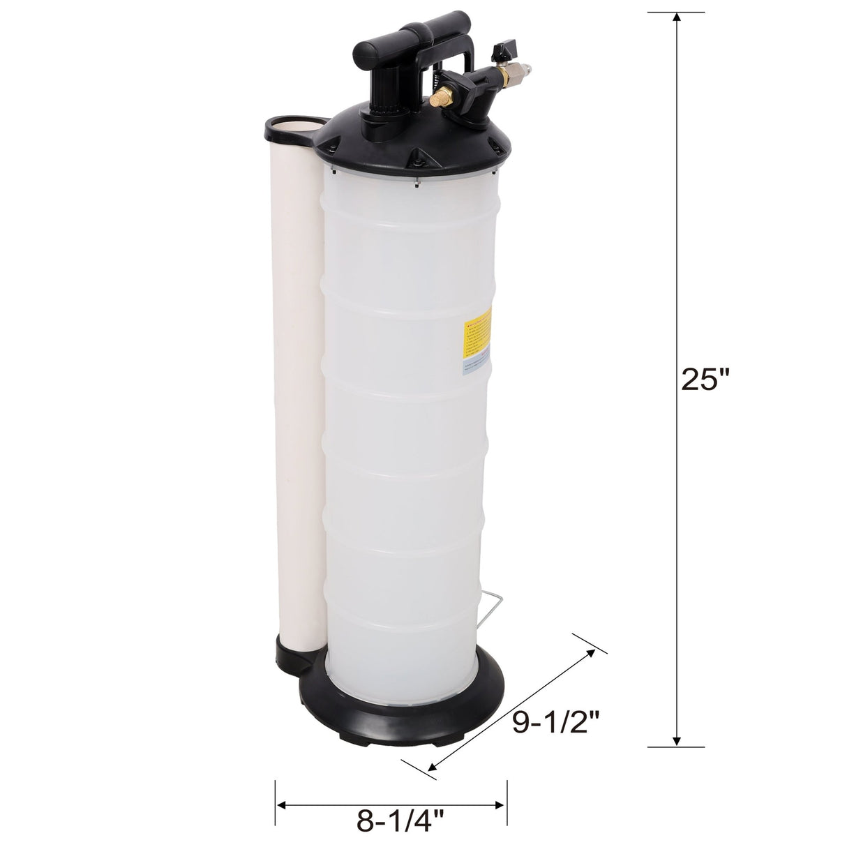 7L 1.8 Gallon Pneumatic&Manual Oil Extractor Pump Oil Changer Vacuum Fluid Evacuator Extractor - Fab Heavy Parts