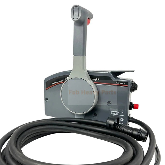 7Pins 5M Outboard Remote Control Box With Key 703 - 48203 - 12 Fits for Yamaha - Fab Heavy Parts