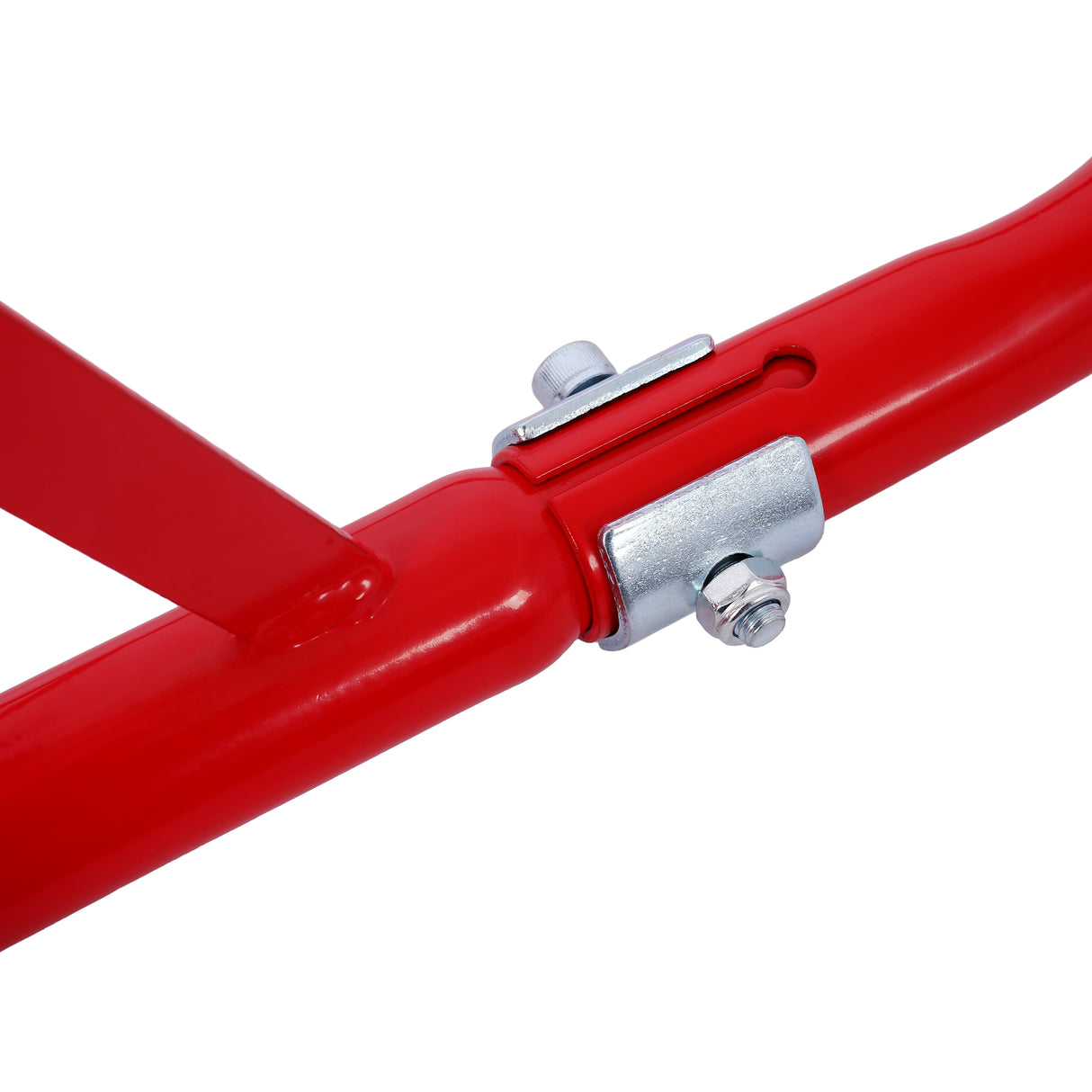 Motorcycle Stand 1000LB Sport Bike Front and Rear Wheel Lift Swingarm Paddock U--Red