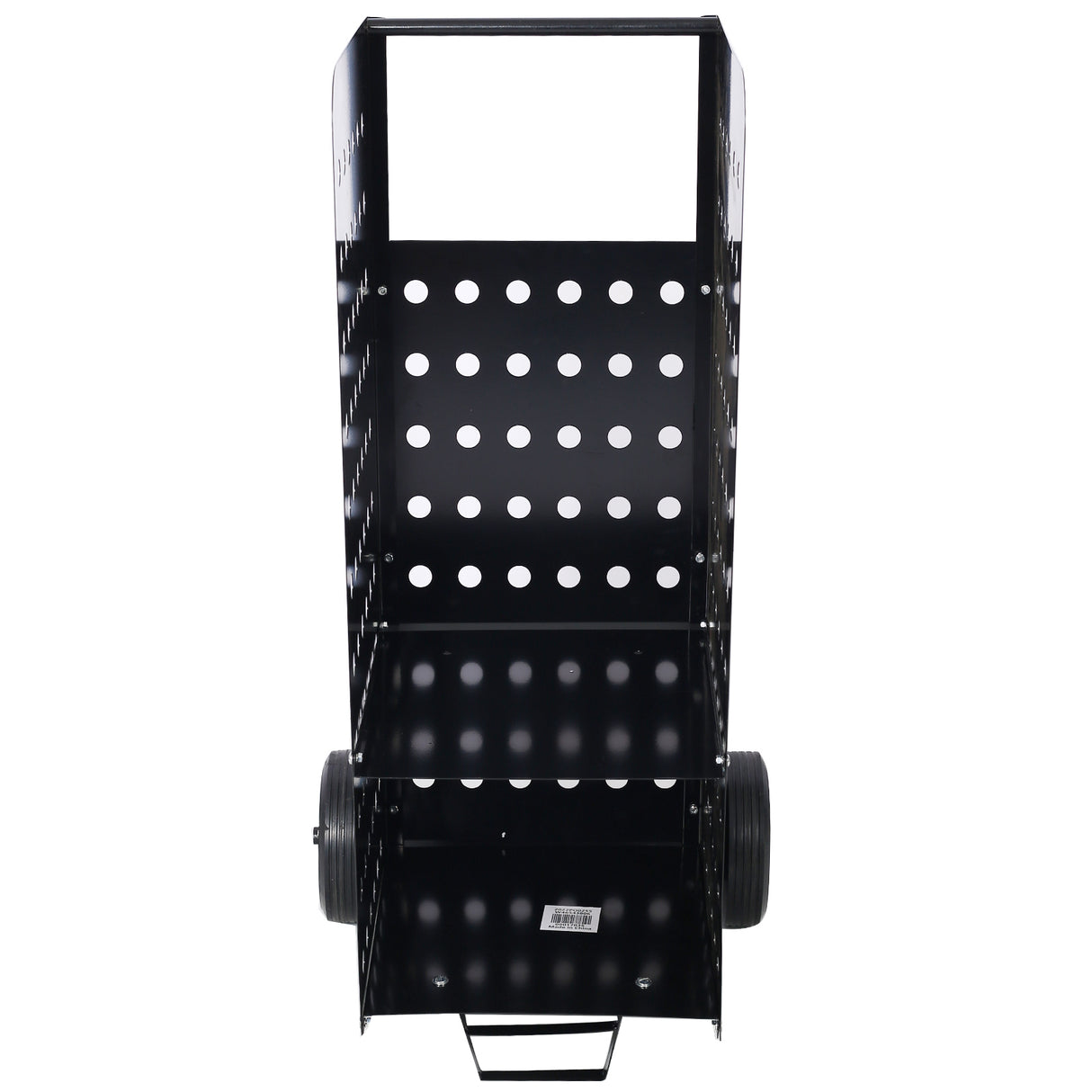 Firewood Fireplace Log Cart 200lbs Capacity Wood Rack Heavy Duty--Black