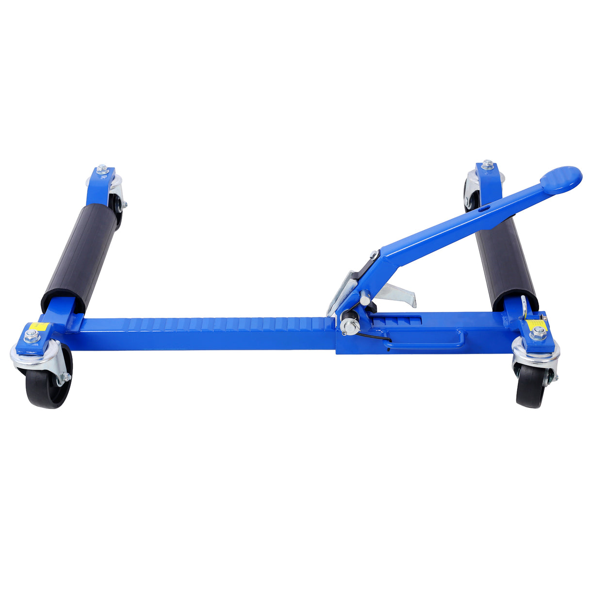 Set of 2 Wheel Dolly Car Skates Vehicle Positioning Hydraulic Tire Jack Ratcheting Foot Pedal Lift 1,250lbs--Blue