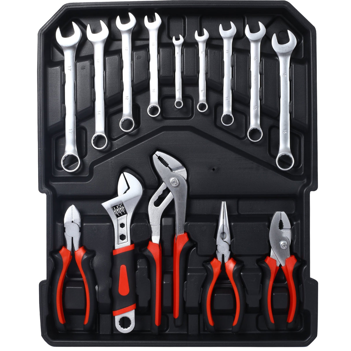 899pcs Home Repair Tool Set Kit Toolbox Storage Case with 4 Drawers General Household Tool Kit with Rolling Tool Box - Fab Heavy Parts