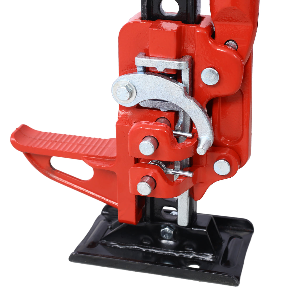 High Lift Jack 60" Utility 7000 lbs Capacity Ratcheting Off Road Heavy-Duty Bumper--Red
