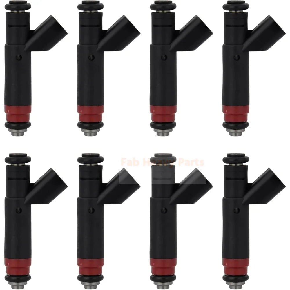8PCS Fuel Injectors 53032145AA RL032145AA Fits for Jeep 2001 - 2004 Grand Cherokee for Dodge 2002 - 2003 Ram 1500, 2001 - 2003 Durango/Dakota, 4.7L - Fab Heavy Parts