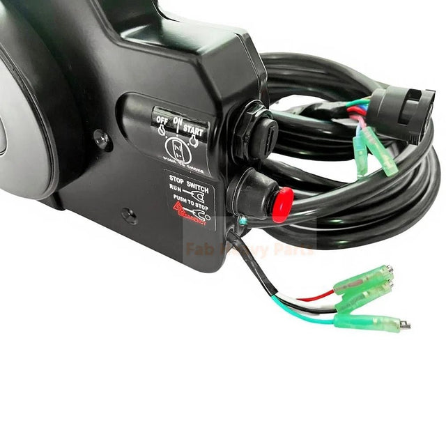 8Pins 5M Remote Control Box No Trim Switch & Key 3GFQ845001 Fits for Tohatsu Outboard - Fab Heavy Parts