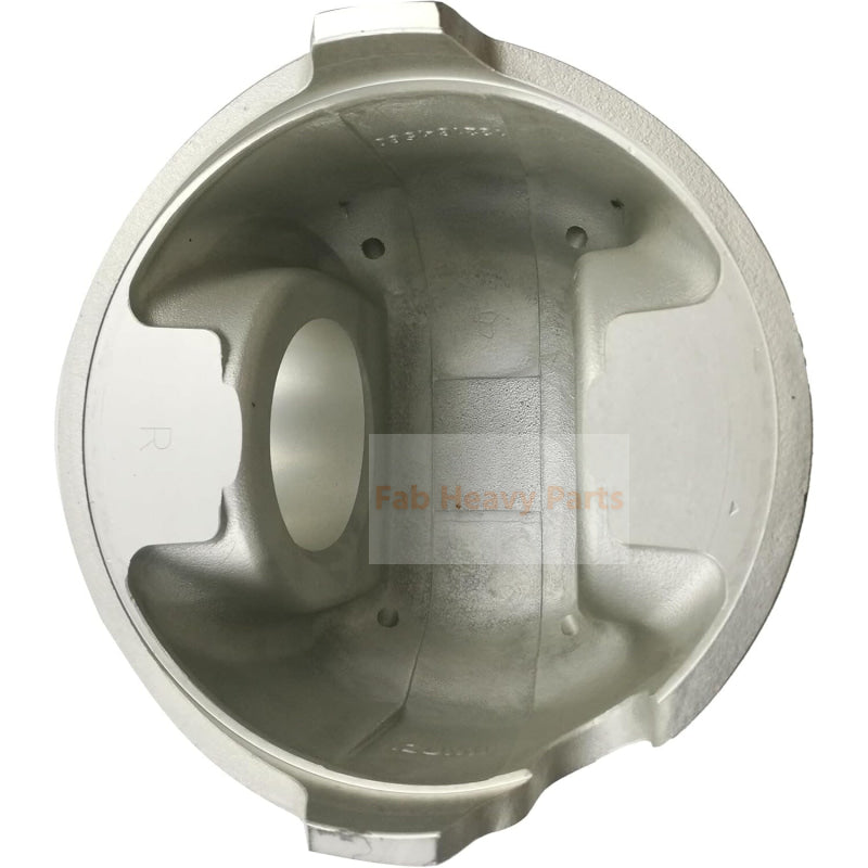 8X Piston with Pin and Clips L 13216-1560 / R 13226-1140 Fits For Hino Engine EF550