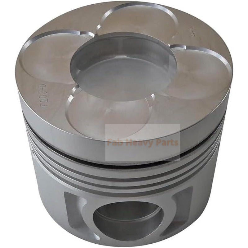 8X Piston With Pin And Clips L 13216-2323 R 13226-1263 Fits For Hino F20C F20C-B Diesel Engine Parts