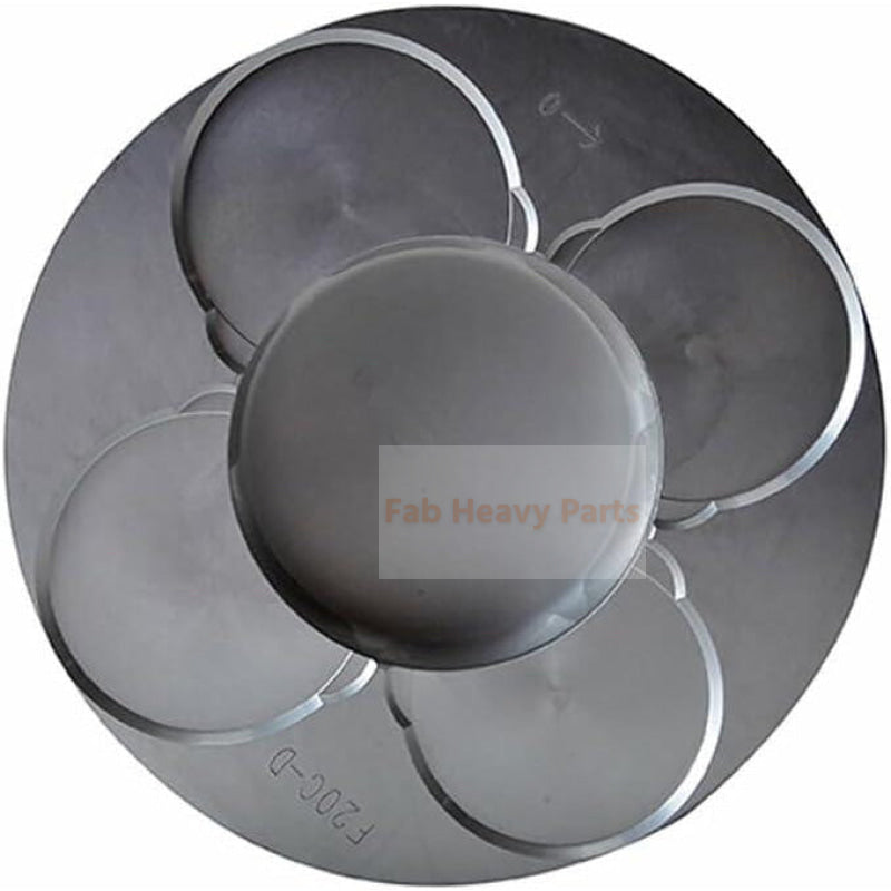 8X Piston With Pin And Clips L 13216-2323 R 13226-1263 Fits For Hino F20C F20C-B Diesel Engine Parts