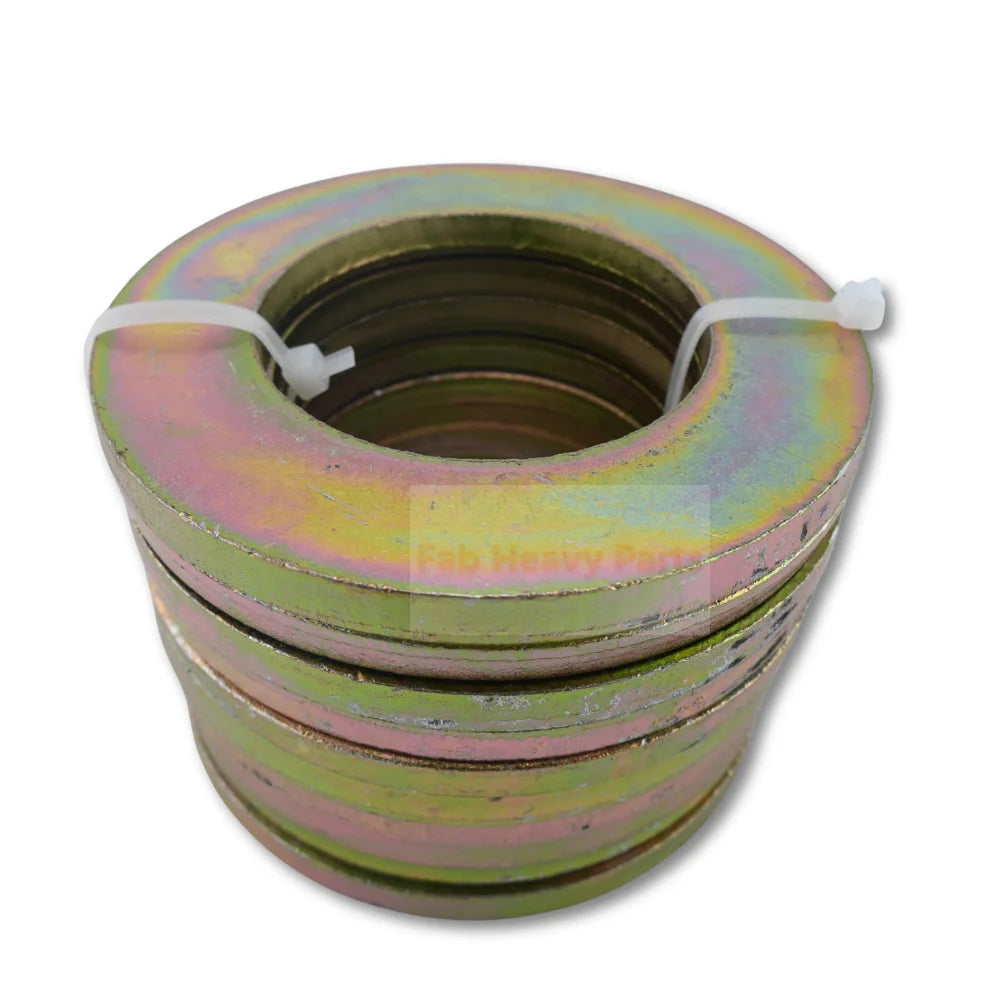 Kit distanziatore con rondella spessorata per benna grande in acciaio 90 * 160 * 5 mm per scavatrice per pala escavatore - Confezione da 10