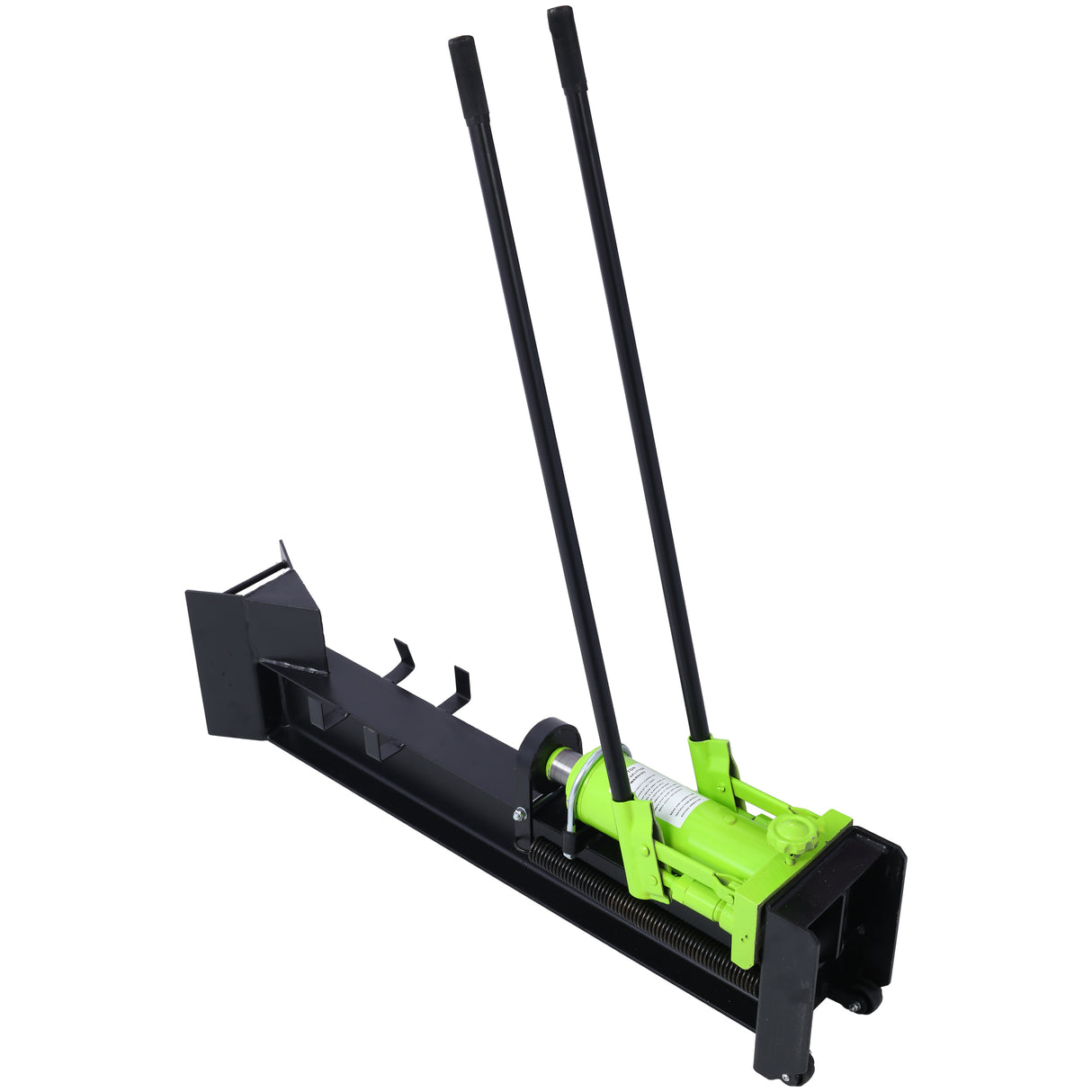 10 Ton Wood Cutter Manual 2 Speed Wheel Hydraulic with Horizontal Full Steel Beam