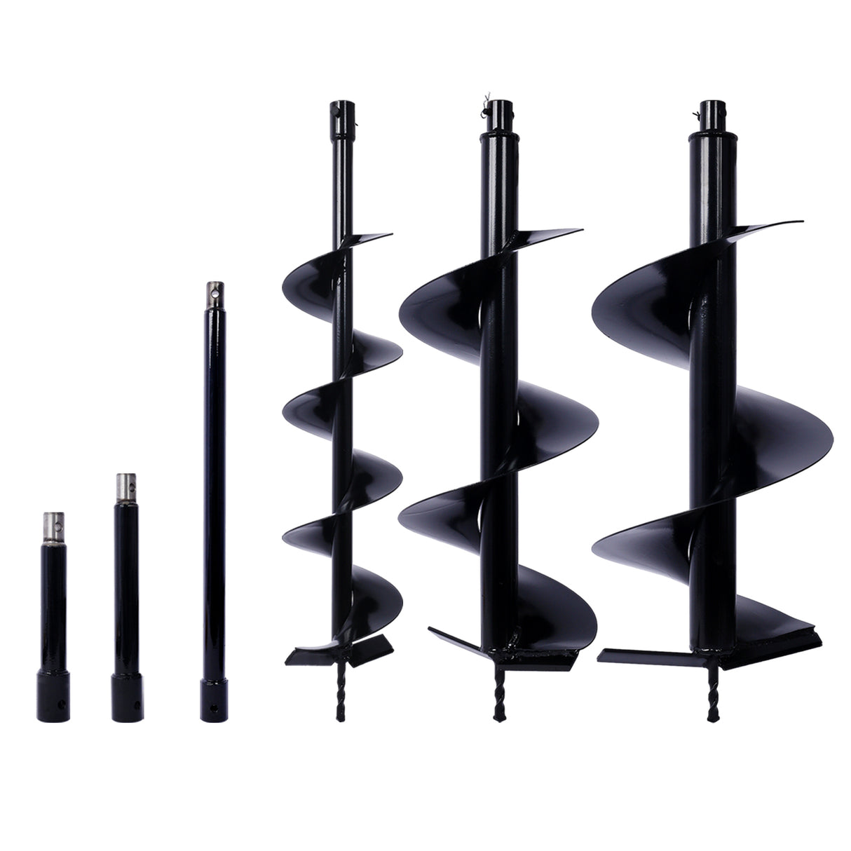 Auger Drill Bit for 3/4' Shaft Auger 6IN+10IN+12IN+Extension Rods