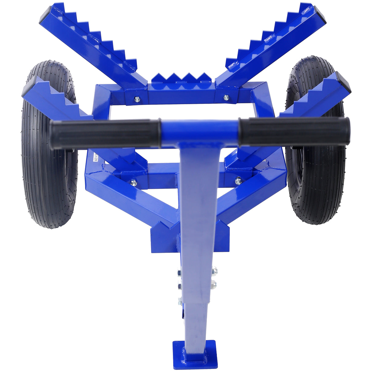 Log Dolly With Load Binder And Choker Chain 440LB With 2PCS 16in Air Tires--Blue